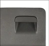 VW VOLKSWAGEN GOLF JETTA VARIANT 1K MK5 UNDER DASH HINGED STORAGE COMPARTMENT CUBBY RHD DARK GRAY BLACK ANTHRACITE GENUINE ORIGINAL USED OE OEM 1K2857919D 71N
