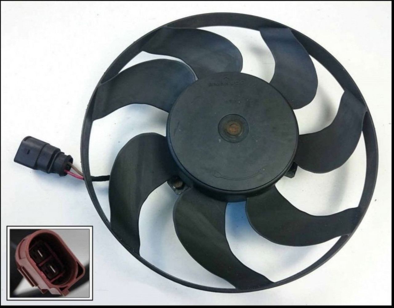 VW VOLKSWAGEN AUDI RADIATOR FAN SECONDARY 295MM A3 GOLF ETC 1K0959455Q 2005 2016 OEM GENUINE