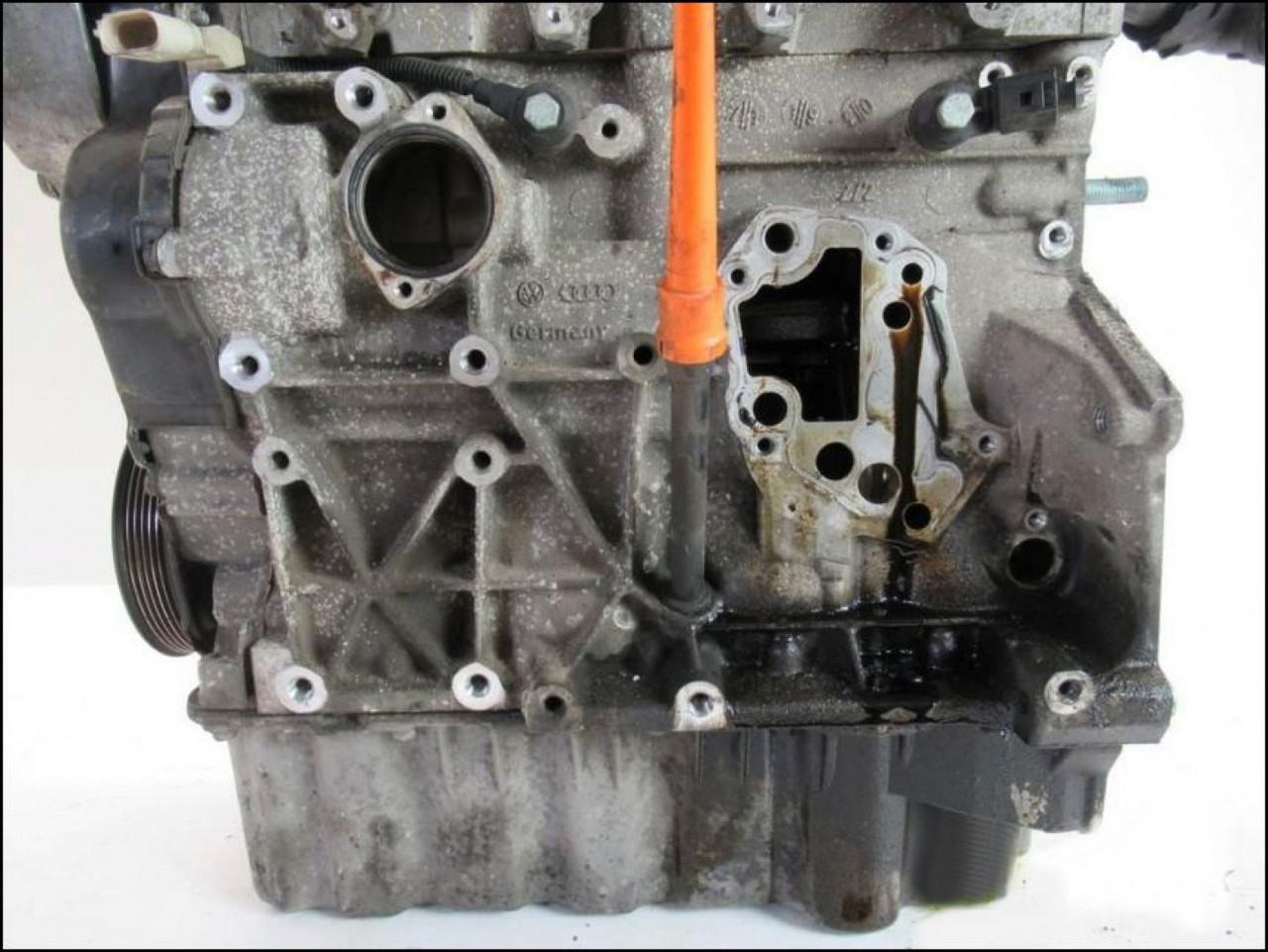 VW VOLKSWAGEN AUDI 2.0L FSI AXW ENGINE LONG BLOCK ONLY 103,00KM SUITS ...