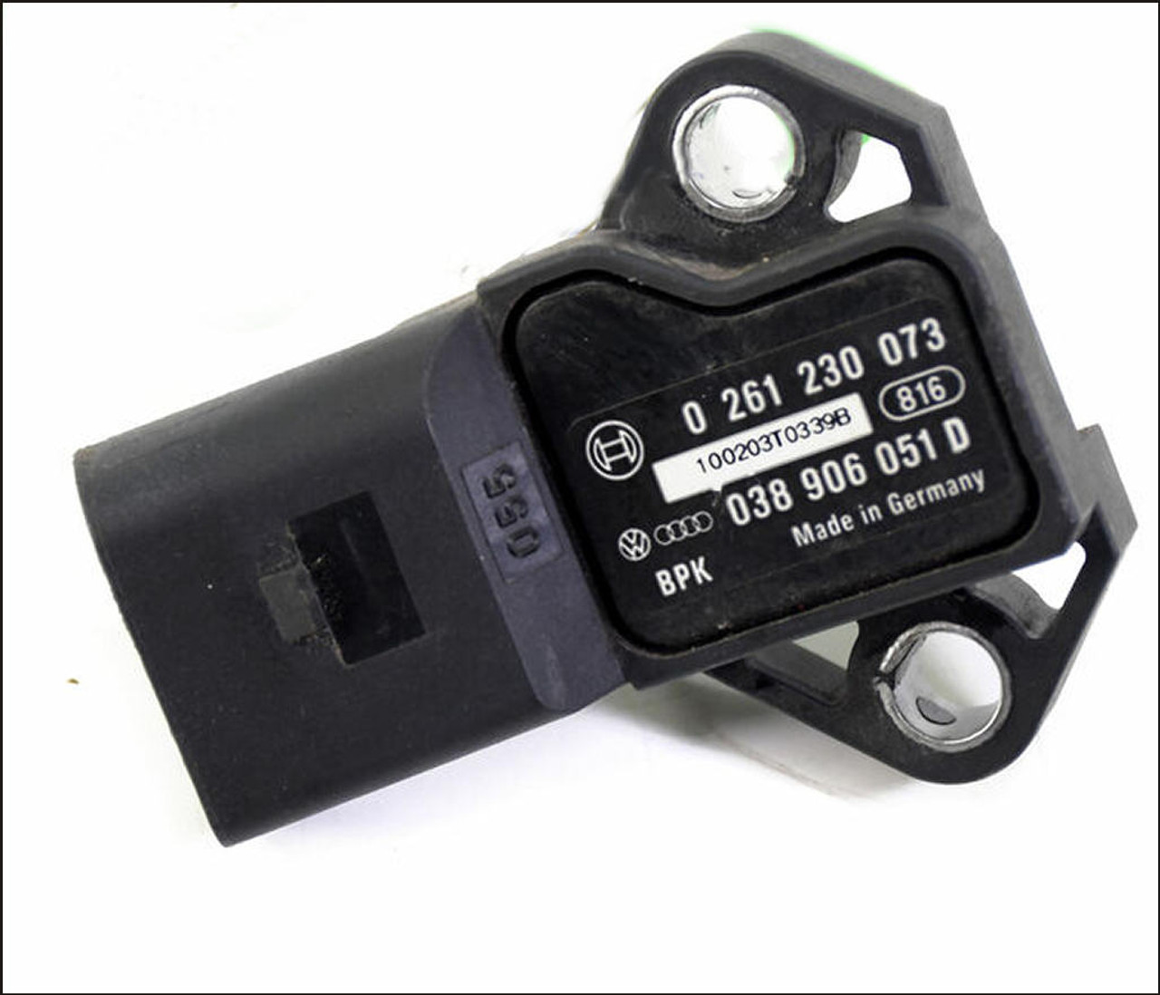 VW VOLKSWAGEN AUDI SKODA GENUINE USED G71 MAP SENSOR TDI GTI 038906051D  0261230073 1999 - 2015 - VAG Parts NZ