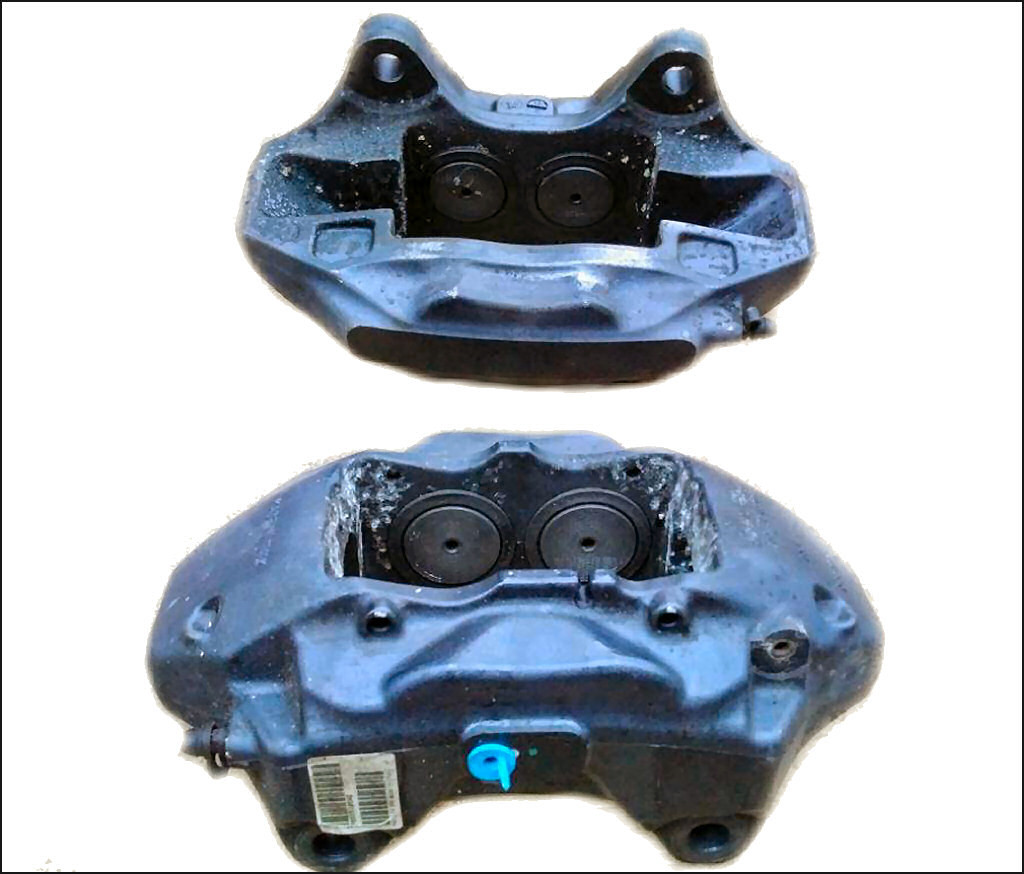VW TOUAREG BREMBO BBK 330MM PAIR 6POT 17Z BRAKE CALIPERS AUDI A4 B6 B7