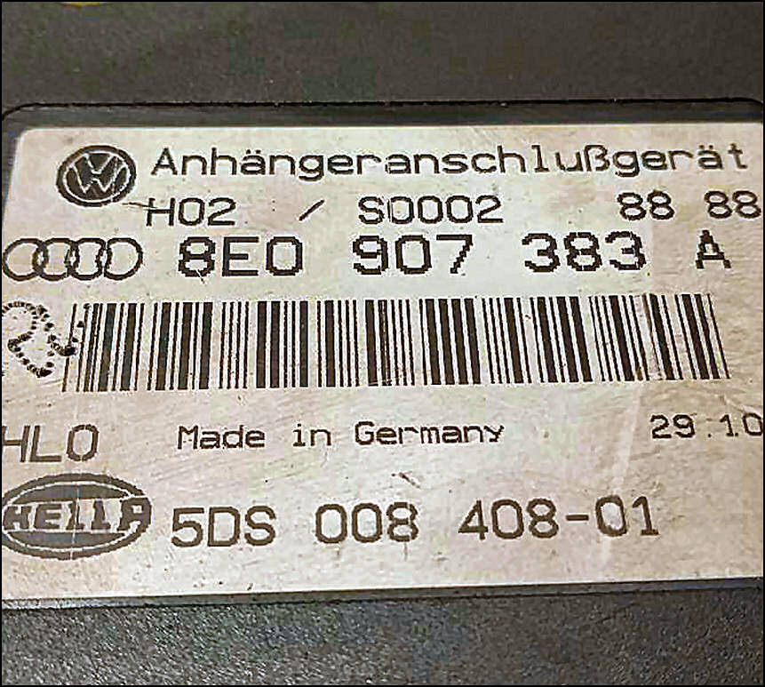 TOWBAR TOUAREG Q7 CAYENNE 7L GENUINE OEM REMOVABLE 50MM SWAN NECK