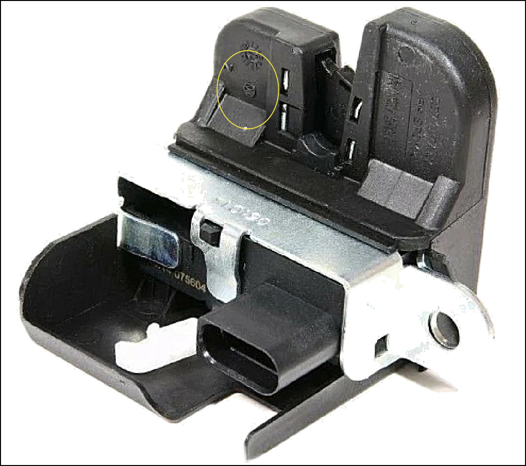 TAILGATE REAR LOCK LATCH VW VOLKSWAGEN POLO 6R GOLF MK5 MK6 HATCH