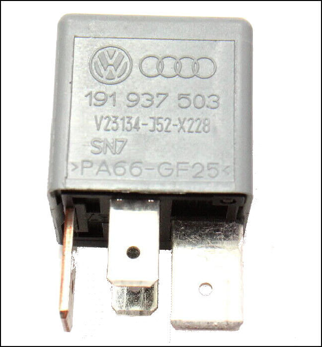 N. - 100 Audi VW ECU & Pompa Carburante 4 Pin Relè Nero - Foto 6