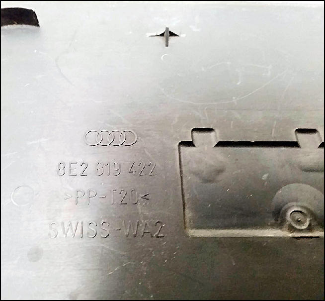 audi-a4-s4-rs4-b6-scuttle-plenum-rain-tray-battery-cover-rhd-8e2819447