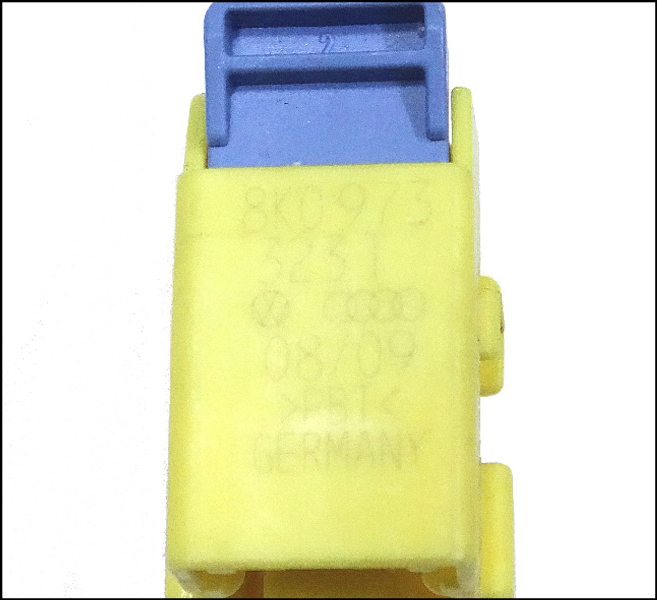VW VOLKSWAGEN AUDI 8K0973323T PLUG CONNECTOR FEMALE YELLOW