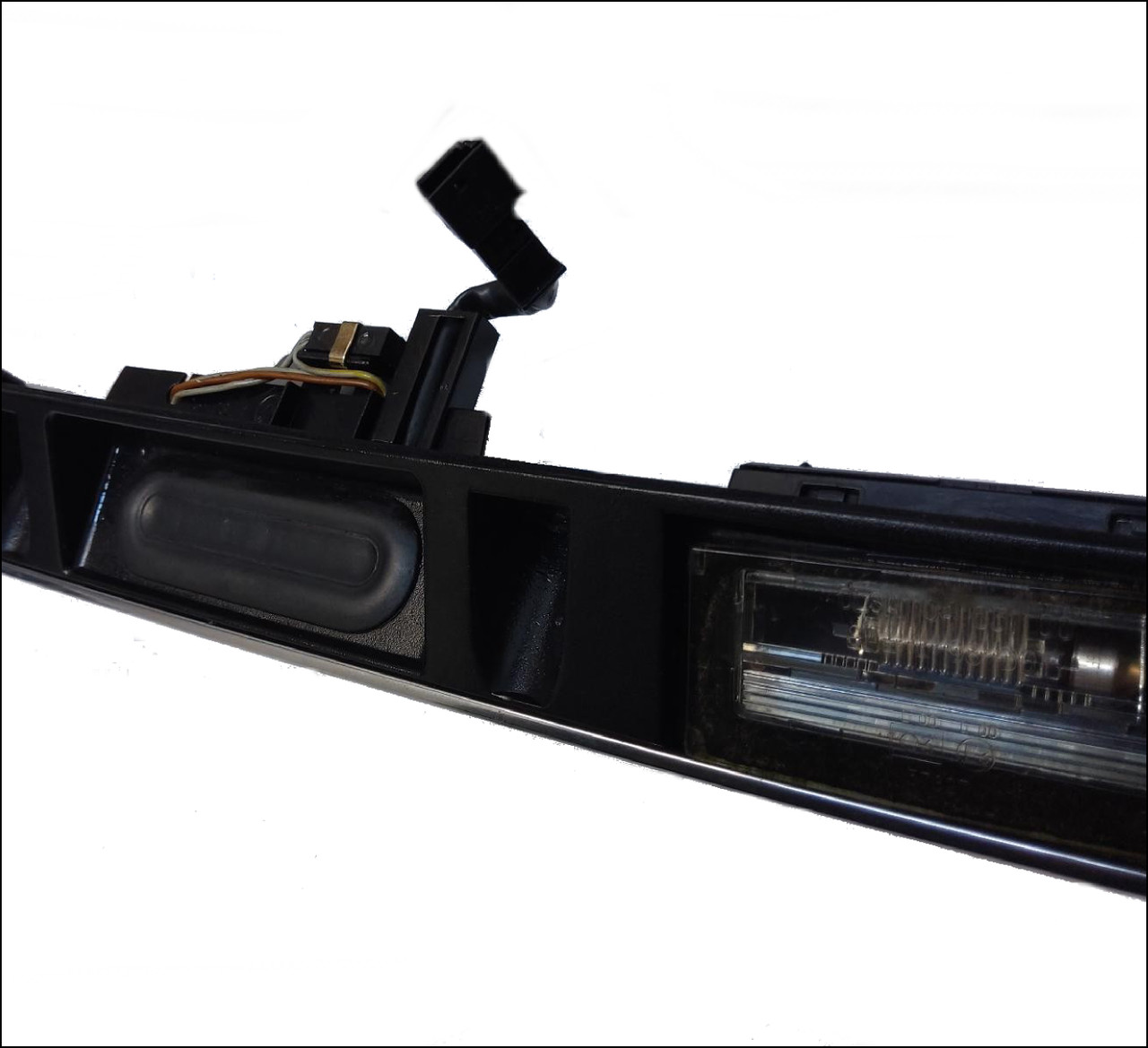 BMW MINI COOPER REAR TAILGATE HANDLE SWITCH NUMBER PLATE LIGHT ASSEMBLY ...