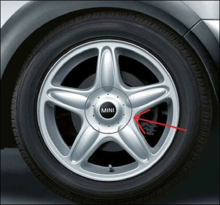 BMW MINI COOPER ONE R56 R57 SINGLE CENTRECAP FOR ALLOY WHEEL5-STAR R103 ...