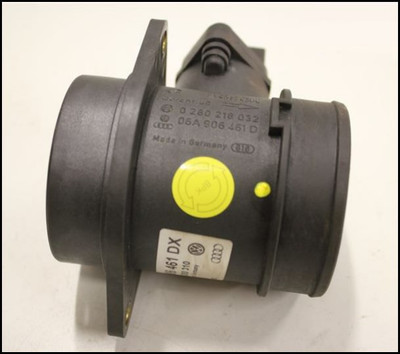 AUDI GENUINE MAF AIRFLOW METER 06A906461DX 06A906461D 06A906461C 0280217121 0280218033 AJQ APP TT GOLF 1.8T OE OEM GENUINE USED