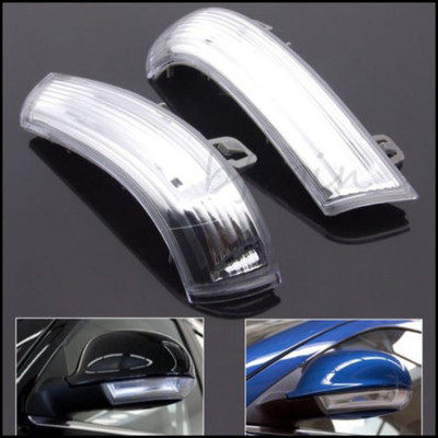 VW VOLKSWAGEN R32 GT GTI SPORT EOS GOLF JETTA MK5 GTI PLUS 1K PASSAT B6 SKODA SUPERB CLEAR WHITE WING MIRROR SIDE TURN SIGNAL INDICATOR REPEATER LIGHT LEFT RIGHT LH RH LHS RHS 1K0949101 1K0949102 1K5949101 1K5949102
