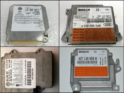 SRS AIRBAG CONTROL MODULES FOR MOST AUDI VW MODELS 1995 TO 2010 USED GENUINE