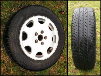 SINGLE SPARE WHEEL 15 INCH 5X112 195/65/15 AUDI VW VOLKSWAGEN A4 A6