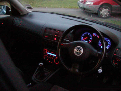 VW VOLKSWAGEN GOLF MK4 1K RETROFIT KIT BORA ILLUMINATED VENTS DASH DASHBOARD VENT