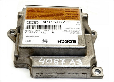8P0959655F 8P0959655 8P0959655D AUDI A3 8P 3-DOOR SRS AIR-BAG CONTROL MODULE