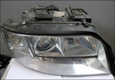 AUDI A6 C5 HALOGEN HEADLIGHT FACELIFT RH RHS RIGHT DRIVER 2001 2002 2003 OEM GENUINE 4B0941004BK