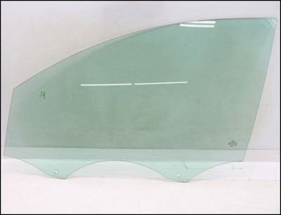 AUDI Q7 7L 2006-10 DOOR GLASS LEFT LHS FRONT GREEN OPTION 4KC 4L0845201