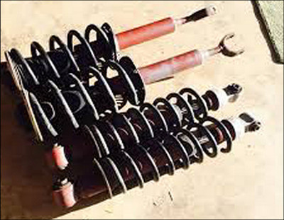 AUDI A4 B5.5 8D QUATTRO 1999 2000 2001 FACTORY SPORTS SUSPENSION KIT FRONT REAR GENUINE OEM USED PR-1BE