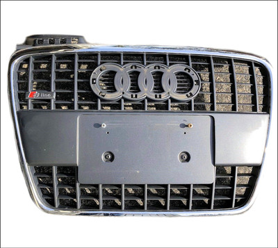 AUDI A4 B7 8E FRONT RADIATOR GRILLE QUATTRO S-LINE OEM OE GENUINE 8E0853651M 1QP 2005 2006 2007 2008 USED