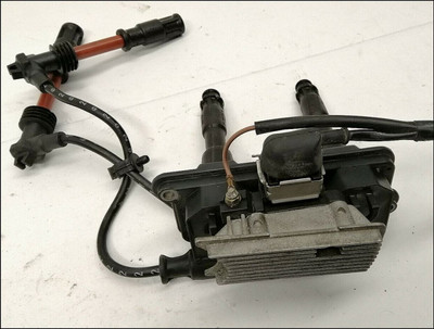VW VOLKSWAGEN  AUDI IGNITION COIL PACK 4-CYL 5V NON-TURBO ADR ETC 058905101A 1995 - 2001 USED GENUINE OEM