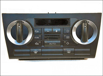 AUDI A3 8P AIRCON CLIMATE AC CONTROLLER MODULE 2004-07 8P0820043K 412206018029 DOUBLE-DIN