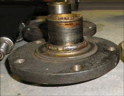 AUDI URQ 100 200 5000 QUATTRO FRONT HUB FLANGE LEFT RIGHT PAIR 447407615A