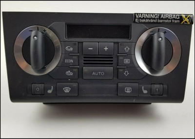 AUDI A3 8P AIRCON CLIMATE AC CONTROLLER MODULE HEATED SEATS TESTED 8P0820043J SINGLE-DIN