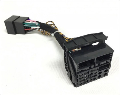 VW WIRING ADAPTER ISO TO QUADLOCK FOR INSTALLING RCD330 RADIO TO GOLF MK5 PASSAT B6