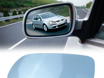 VOLKSWAGEN VW DOOR MIRROR GLASS LHS LH LEFT PASSENGER BACKING PLATE BLUE HEATED ASPHERICAL GOLF JETTA MK5 PASSAT 3C0857521 3C0857521B 5M0857521E 5M0857521H B6