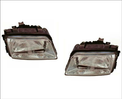 AUDI A4 HEADLIGHT VALEO 4-PIN INTEGRAL FOGLIGHT PRE-FACELIFT B5 8D GENUINE ORIGINAL OEM 8D0941029A 8D0941030A 8D0941003A 8D0941004A LEFT RIGHT OEM 1995 1996 1997 1998 1999