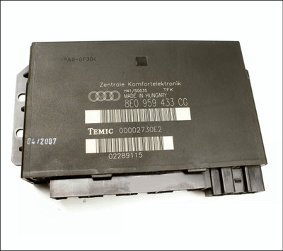 AUDI A4 B7 8E BCM CCM CONVENIENCE MODULE WIRELESS 315MHz 8E0959433CG 00002730E2 PR-5D3