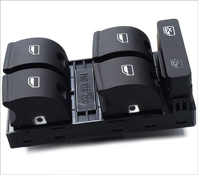 AUDI A4 B7 GENUINE MASTER WINDOW SWITCH FOR DRIVER'S DOOR USED 8E0959851 8E0959851B 8E0959851D 2005 2006 2007 2008 GENUINE