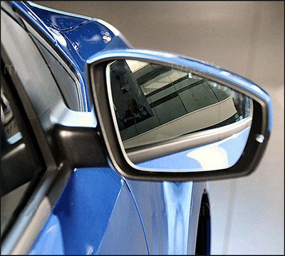 VW VOLKSWAGEN POLO MK5 6R EXTERIOR DOOR MIRROR GLASS RHS RH RIGHT DRIVER SIDE BACKING PLATE TURN SIGNAL INDICATOR REPEATER CLEAR HEATED 6R0857522F PR-6XD PR-6XE 6XD 6XE