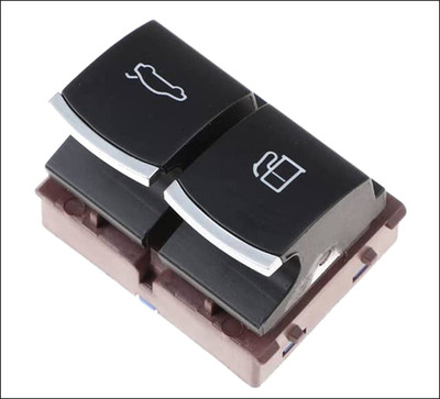 FUEL FLAP RELEASE SWITCH VW VOLKSWAGEN PASSAT B6 B7 EOS CC OEM CHROME TIP 35D959903 3C0959903B OE OEM GENUINE