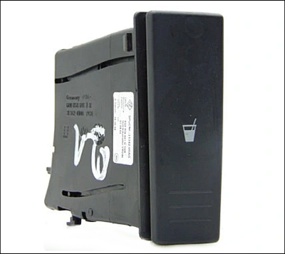 VW VOLKSWAGEN POLO 69N 9N1 9N3 PRE-FACELIFT FACELIFT GENUINE USED FRONT CUPHOLDER 6Q0858601F 6Q0858601H BLACK