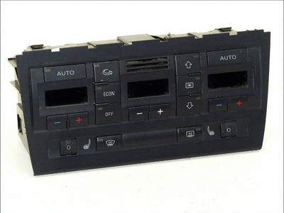 AUDI A4 B6 AIRCON CLIMATE AC CONTROLLER MODULE HEATED SEATS 2002 2003 2004 8E0820043C DOUBLE-DIN OE OEM GENUINE USED TESTED