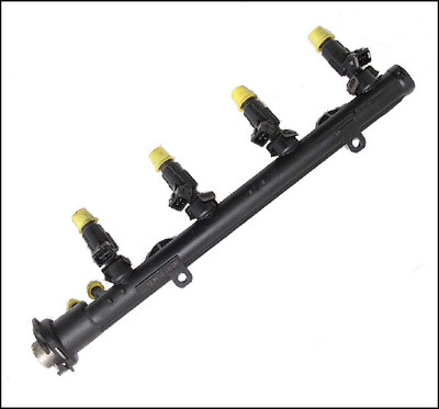 VW VOLKSWAGEN POLO 6N 6N1 AEE AHS 1.6 1.6L FIAT WEBER PETROL FUEL INJECTOR RAIL DISTRIBUTOR PRESSURE REGULATOR OE OEM GENUINE USED 032906031A 032133329A 036133035A 0280158169