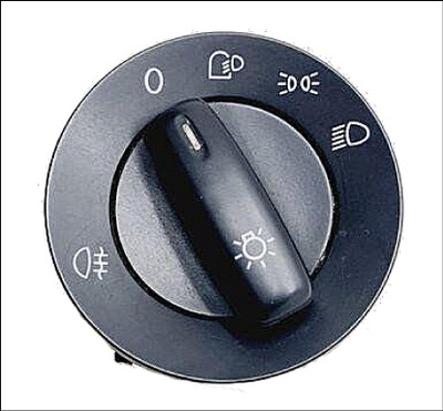 VW VOLKSWAGEN HEADLIGHT LIGHT LIGHTING SWITCH GENUINE EURO OEM 1K0941431M GOLF MK5 PASSAT AUTOMATIC AUTO FUNCTION REAR FOGS FOGLIGHT