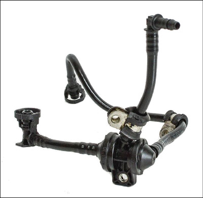 VW VOLKSWAGEN AUDI 2.0 TFSI TURBO GOLF GTI PASSAT EOS TT A3 06F133781M VACUUM CONTROL PIPE ASSEMBLY WITH CHECK VALVE OE GENUINE USED 2005 - 2012