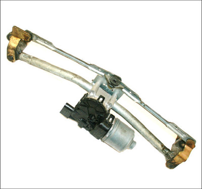 VW VOLKSWAGEN POLO 9N 9N1 9N3 FRONT WINDSCREEN WINDOW WIPER MOTOR CRANK MECHANISM USED OEM 6Q2955119A 6Q2955601B