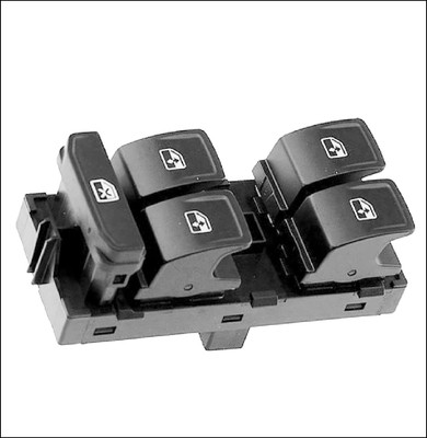 VW VOLKSWAGEN MASTER DOOR RH RHS DRIVER WINDOW SWITCH LIFT LIFTER SATIN BLACK WHITE ILLUMINATION PASSAT B7 GOLF MK7 TIGUAN 5G0959857B 5G0959857D 5GG959857 5GG959857B WHS OE OEM GENUINE