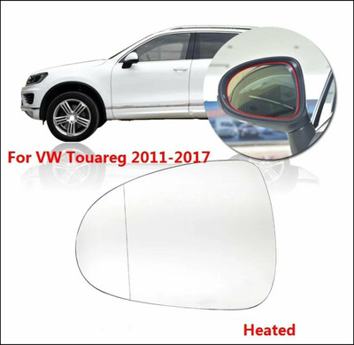 VW VOLKSWAGEN TOUAREG 7P EXTERIOR WIDE ANGLE DOOR MIRROR GLASS LHS LH LEFT PASSENGER HEATED CLEAR 7P6857521 7P6857521B 7P6857521D NEW AFTERMARKET