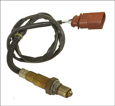 AUDI VW VOLKSWAGEN A4 A6 8E B6 ALLROAD QUATTRO V6 2.4L PASSAT BDV CVT CABRIOLET 06C906265 06C906265A o2 LAMBDA OXYGEN SENSOR 4-PIN POST-CAT BROWN CONTROL EMISSIONS GENUINE OE OEM USED