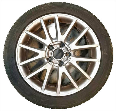 SINGLE SPARE WHEEL 17 INCH 5X112 225/45/17 AUDI VW VOLKSWAGEN GOLF CLASSIXS 1K MK5 OE OEM GENUINE USED TYRE 1K0601025AN 1K0601149J