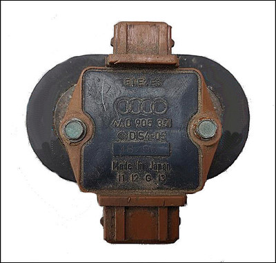 AUDI ICM IGNITION CONTROL MODULE 6-CYL ABC AAH V6 80 90 100 A4 A6 A8 COUPE HEAT SINK HEATSINK 4A0905351 DIS4-05 HITACHI JAPAN USED GENUINE OEM