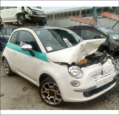WRECKING DISMANTLING FIAT 500 LOUNGE 2016 1.4L DUALOGIC TRANSMISSION ENGINE SEATS