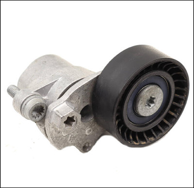 VW  VOLKSWAGEN AUDI SKODA 4-CYL 1.2L 1.4L FABIA POLO BEETLE PASSAT GOLF TIGUAN TOURAN SCIROCCO AUXILIARY ACCESSORY SERPENTINE BELT TENSIONER PULLEY USED GENUINE OE OEM 04E145299L 04E145299N 04E145299P BWK BLG BMY CAVA CAVD CAVE CFGB CLLA CNWA CTHA CTHD CTHE CTKA