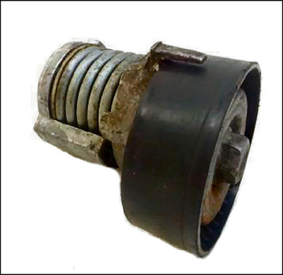 VW  VOLKSWAGEN AUDI SKODA 4-CYL 1.4L FABIA A2 POLO BEETLE GOLF AUXILIARY ACCESSORY SERPENTINE BELT TENSIONER PULLEY USED GENUINE OE OEM 030145299 030145299C 030145299F 030145299H 030145299AHS AEE AHW ARC BBY BKY BUD