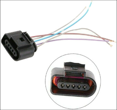 VW VOLKSWAGEN AUDI SKODA MAP SENSOR PLUG CONNECTOR REPAIR KIT 5-PIN TAILS 1J0973705 6N0973805 BLS TDI