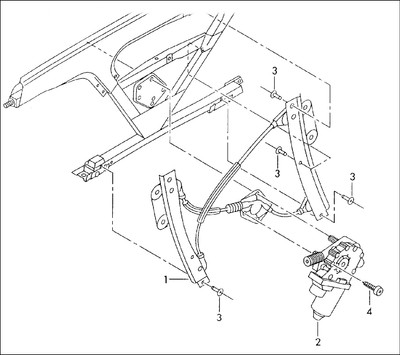 AUDI TT MK1 8N FRONT WINDOW REGULATOR LIFTER MOTOR 8N0837461 8N8959801A 8N8959801B 8N8959801D 8N8959801E LH LEFT PASSENGER SIDE USED OE GENUINE 1999 2001 2002 2003 2004 2005 2006