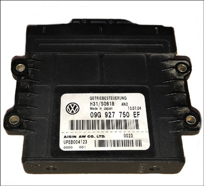 VW VOLKSWAGEN GOLF AUDI A3 09G927750EF AISIN 09G TRANSMISSION TCU 2004 2005 2006 2.0L FSI